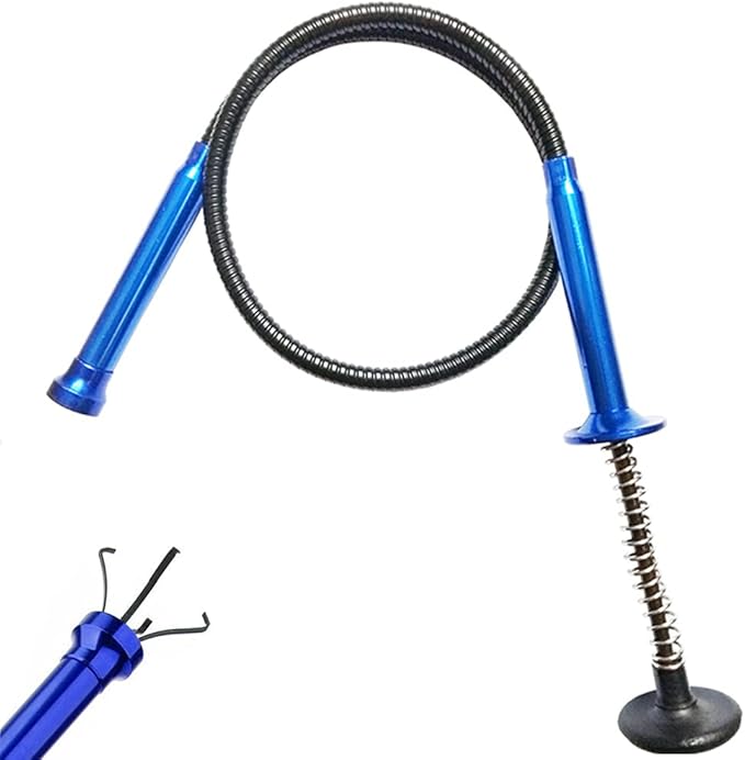 Stereotype Four-Claw Magnetic gripping Tool,Claw Magnetic Pick-up Tool, Light Stainless Steel Spring can be Fixed in Different Shapes Without Bounce 2 in 1 Magnetic Pickup