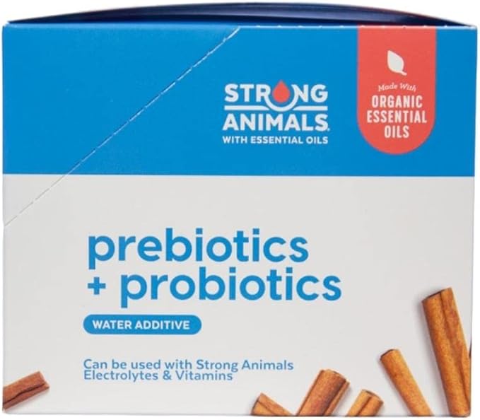 Prebiotics & Probiotics Everyday Health for Backyard flocks containing Cinnamon Essential Oils (30 Servings)