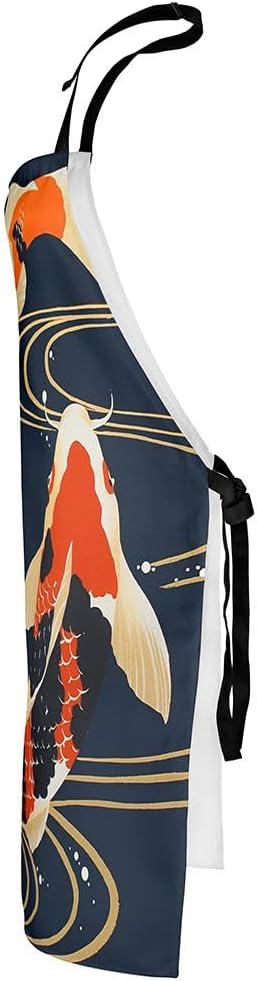 jejeloiu Cartoon Cats Apron for Women Men 26"x31"