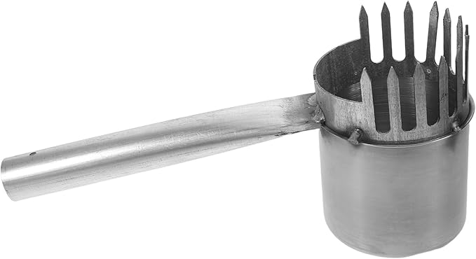 Metal Fruit Picker Tool, Stainless Steel Blueberry and Berry Picker Harvester Basket for Outdoor Farm Garden Hand Tool Fruit Tree Harvesting and Bonsai