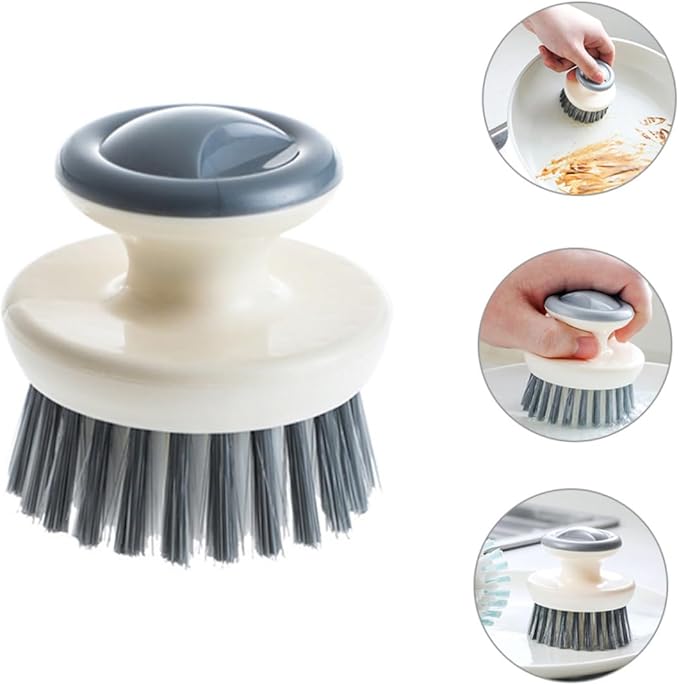 2pcs Dish Brush Handle for Kitchen Scrubbing Non-oil Cleaning Brush for Pots Pans Sinks and Dishes Versatile Kitchen Scrubber for Efficient Cleaning