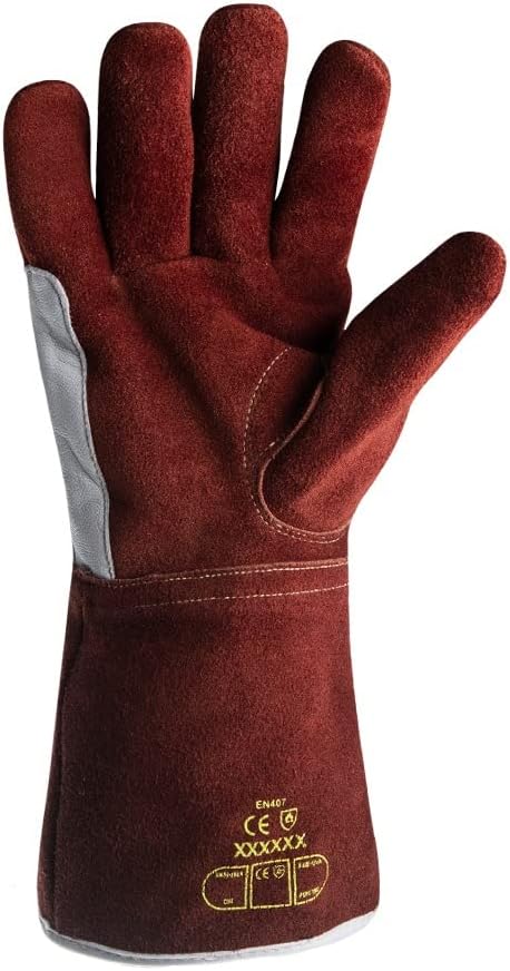 HexArmor High-Heat Resistance HeatArmor Gloves| Impact Protection | A9 Level Cut-Resistant | Welding Work Glove