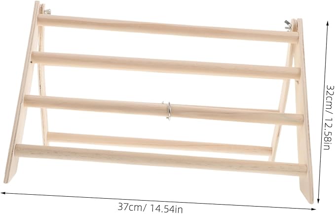 GALPADA Chicken Perch Stand for Chicks Roosting Bar for Coop Accessories Resting for Chickens and Poultry Sturdy Design for Secure Perching
