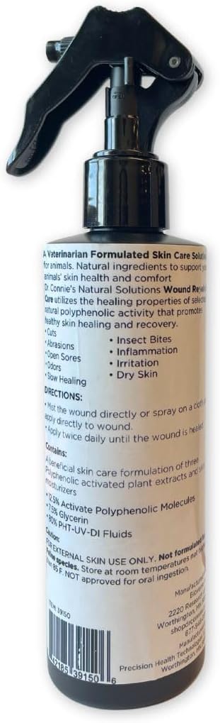Healthy Ponds Solutions Pet Products Wound Spray for Livestock – Veterinarian-Formulated Healing Spray – Promotes Fast Recovery of Cuts, Irritations & Itchy Skin – 8 oz