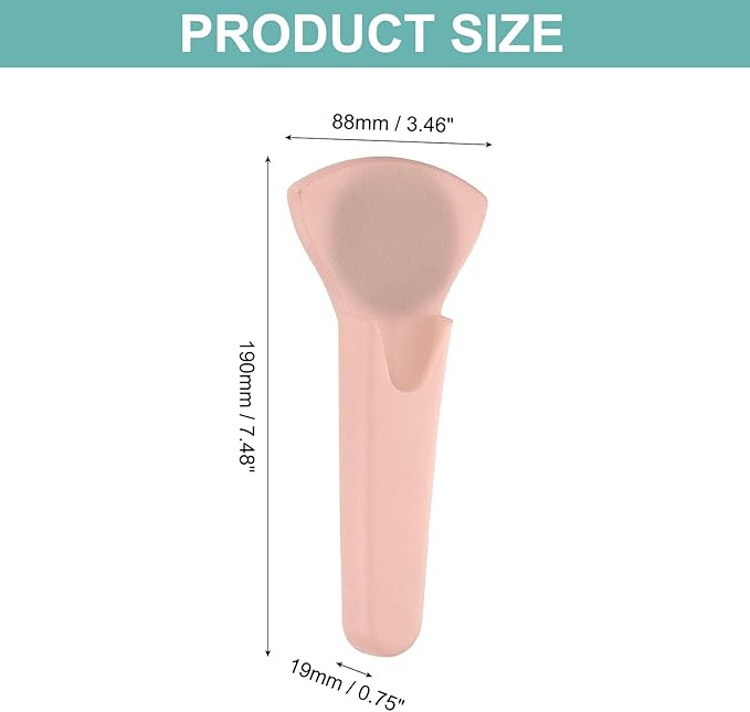 uxcell Magnetic Scissor Holder, 7.48" x 3.46" Plastic Scissors Cover Durable Waterproof Protector Portable with Round Magnetic Absorber for Kitchen Shears, Pink