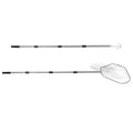 Kichvoe Chicken Catching Net Set with Stainless Steel Extendable Pole and Sturdy Mesh for Outdoor Poultry Handling and Chicken Coop Use
