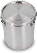 Pongnas Stainless Steel Pet Food Container, Metal Dog Food Container for Dog Food, Cat Food, and Bird Seeds, Compact Kitchen Storage Ideal for Countertop Display(2500ML)