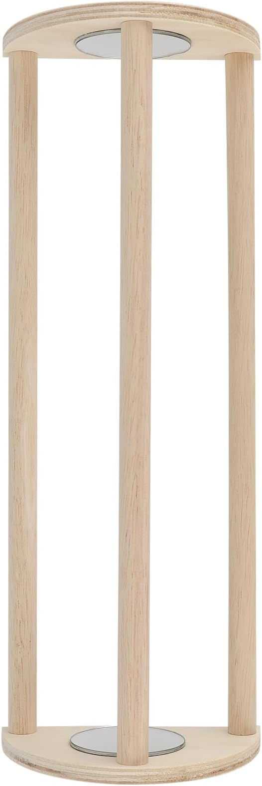 JEUIHAU 2 PCS 13 Inch Wooden Chick Training Perch with Mirror,Perches Stand Chicken Roosting Bar for Parrots and Small Chicks