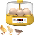 Egg Incubator, Egg Incubator Chicken Incubator Led Digital Screen Poultry Hatcher Incubator for Eggs Automatic Turning Intelligent Digital Temperature Control,