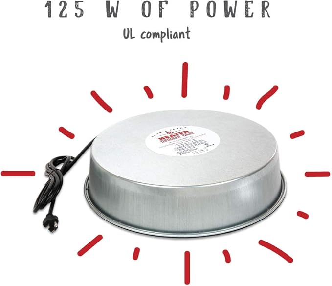 Harris Farms Manna Pro Chicken Supplies | Chicken Waterer Heated Base | Harris Farms Poultry Drinker | Chicken Coop Accessories
