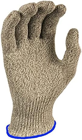 G & F 57100M CUTShield Classic level 5 Cut Resistant Gloves for Kitchen,Food Grade Cut Resistant Gloves, Medium.,Grey