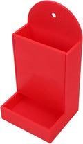 Zerodis Chicken Feeder Hanging Automatic PVC Feed Dispenser with Red Color Large Capacity for Chickens Ducks and Quails