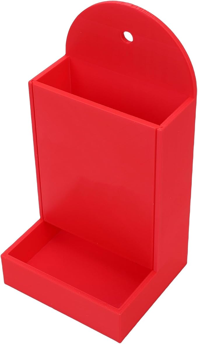Zerodis Chicken Feeder Hanging Automatic PVC Feed Dispenser with Red Color Large Capacity for Chickens Ducks and Quails