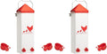 RentACoop 2 Gallon Chicken Waterer with Auto-Fill Cups, Horizontal Nipples, Anti-Roost Cone and Mounting Kit - Suitable for Chickens, Quail, Ducks, Geese, Turkey and More (Pack of 2)