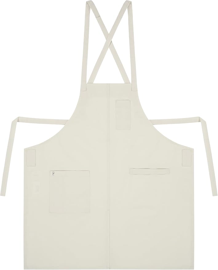 Chef Bib Aprons for Women and Men (Standard Dry Guard AA2095 & AA2095X) - Neck Strap Apron with Pockets 33"