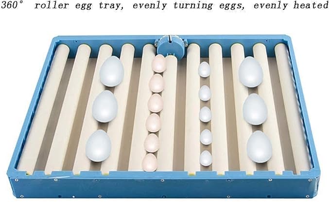 128 Eggs Incubators Automatic Turning, Poultry Hatcher Digital Temperature Control for Chickens Ducks Birds Family Use