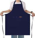 Yuubin Extra Large Aprons for Men Adjustable Button Apron with Pockets Chef Cooking Kitchen Aprons Women,Water&Oil Resistant