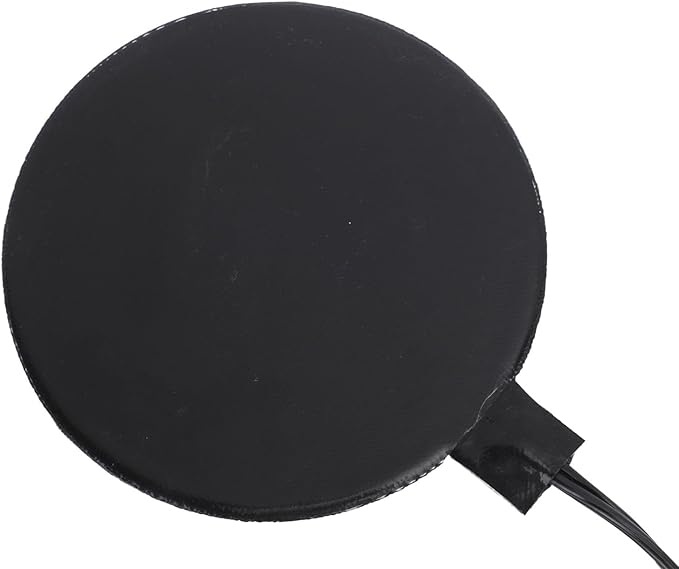 Dilwe Poultry Water Warmer,Heated Chicken Waterer with 5.7ft Power Cord 35W Silicone Poultry Water Heater Base for Chicken Coop Metal Bucket
