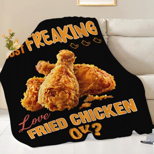 Fried Chicken Blanket Flannel Blankets Gifts for Girls 50"x40" - Image 5
