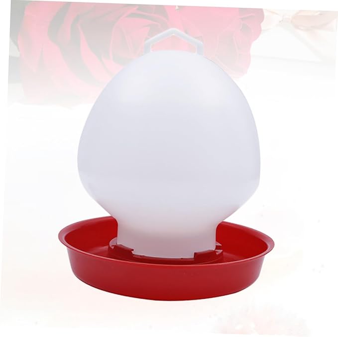 Thickened Plastic Automatic Poultry Water Feeder Dispenser for Chickens Quail Birds Watering System for Home and Commercial Farms Easy to Use Spill Drinker