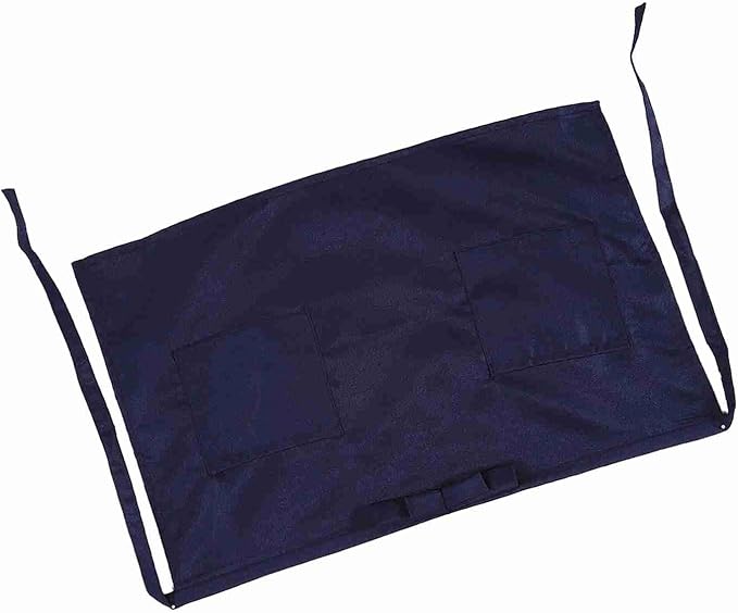 Ymiko Apron, Half Length Aprons With Pockets for Kitchen or Serving