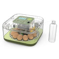 12 Egg Incubator for Hatching Eggs with Automatic Turning, Temperature & Humidity Display, Egg Candler, and Hatch Day Alert - Ideal for Chicken, Duck, and Quail Eggs