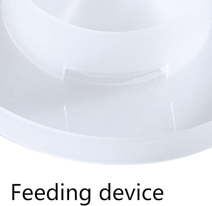 Bird Chicken Automatic Food Water Feeder Poultry Port Rain No Waste Fit for Buckets Barrels Auto Feeding Plate Chicken Feeders for Outdoors Automatic