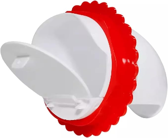DIY Chicken Feeder, Automatic Anti-Rodent, Rainproof, No Waste, Gravity Chicken Feeder for Buckets, Boxes and Troughs (4 Pieces Red)