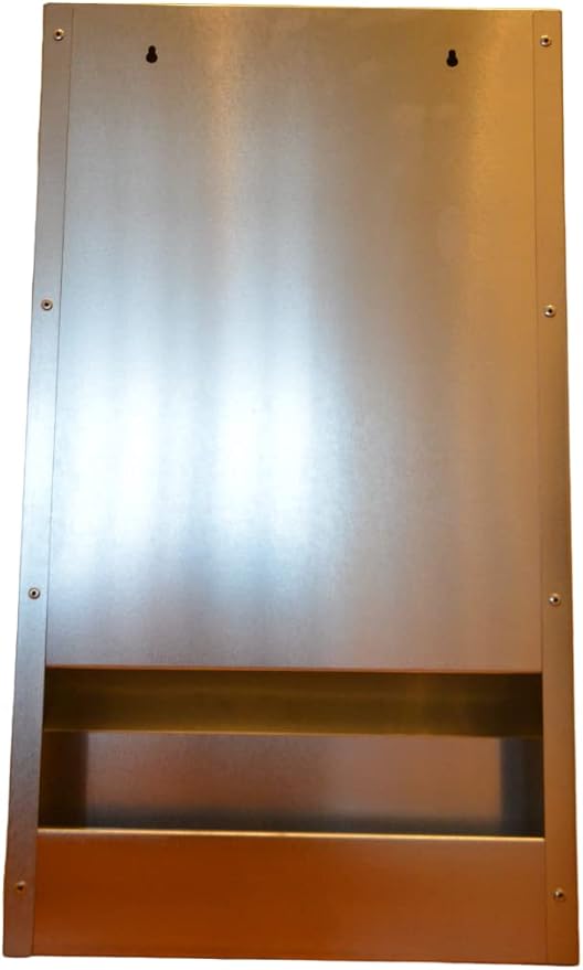 DUNCAN'S FAMILY FARM STORE Space Saving Mountable Steel Poultry Feeder (Back Feed, Front Loading)