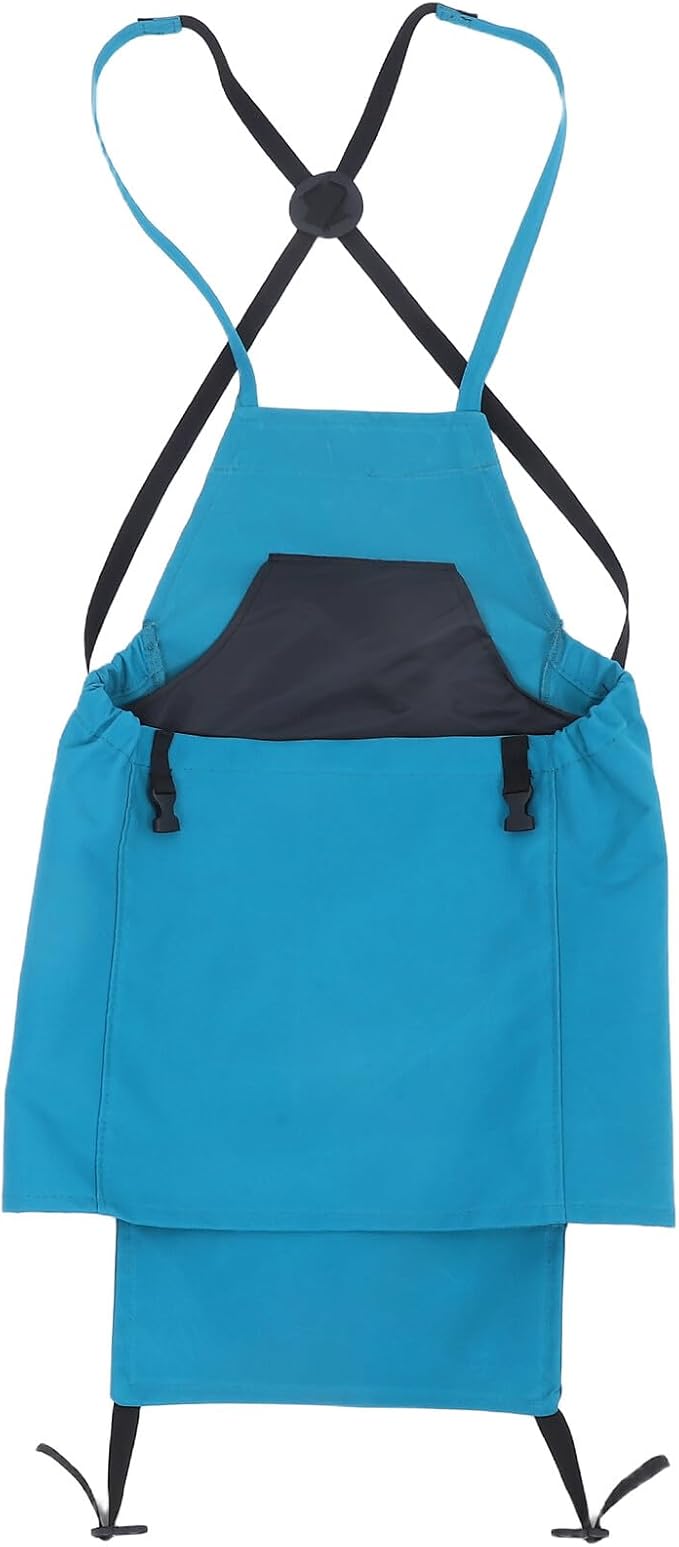 TOYANDONA Gardening Apron with Adjustable Quick Release Harvest Picking Pocket, Oxford Cloth Fruit and Vegetable Storage Pouch for Outdoor Garden Use, Green Egg Collecting Apron