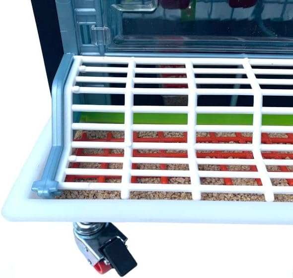 Hatching Time 9.5" Chick Brooders – Stackable or 2-Section Options with Automatic Heating, Modular Design, Easy to Clean, Ideal for Quail, Pheasant, and Baby Chicks (4 Layer)