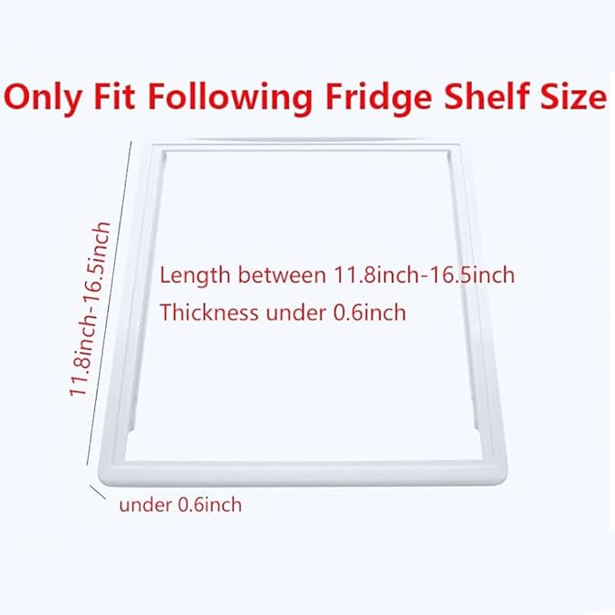 Refrigerator Organizer Bins with Handle - Farochy 2PCS Pull-out Fridge Drawer Organizer Refrigerator Storage Box Refrigerator Egg Drawer