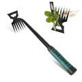 Weed Remover Tool,2-in-1 Portable Hand Weeding Tool with 6 Teeth,Portable Garden Weeder Tool,2026 New Gardening Weeding Tools,for Garden Hand Tools for Garden, Backyard, Farm & Vegetable Planting