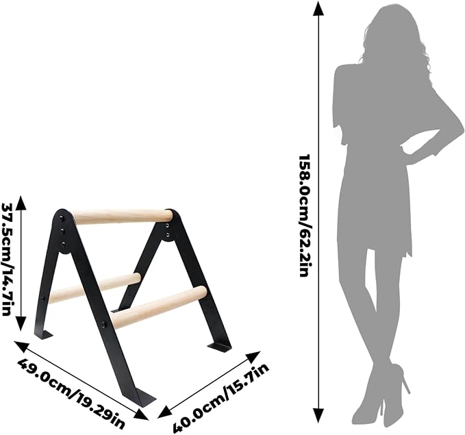 Chicken Roosting Bars, Wooden Perch with Metal Stand, Roosting Bars for Coop, Coop Accessories, Chicken Enrichment Toys