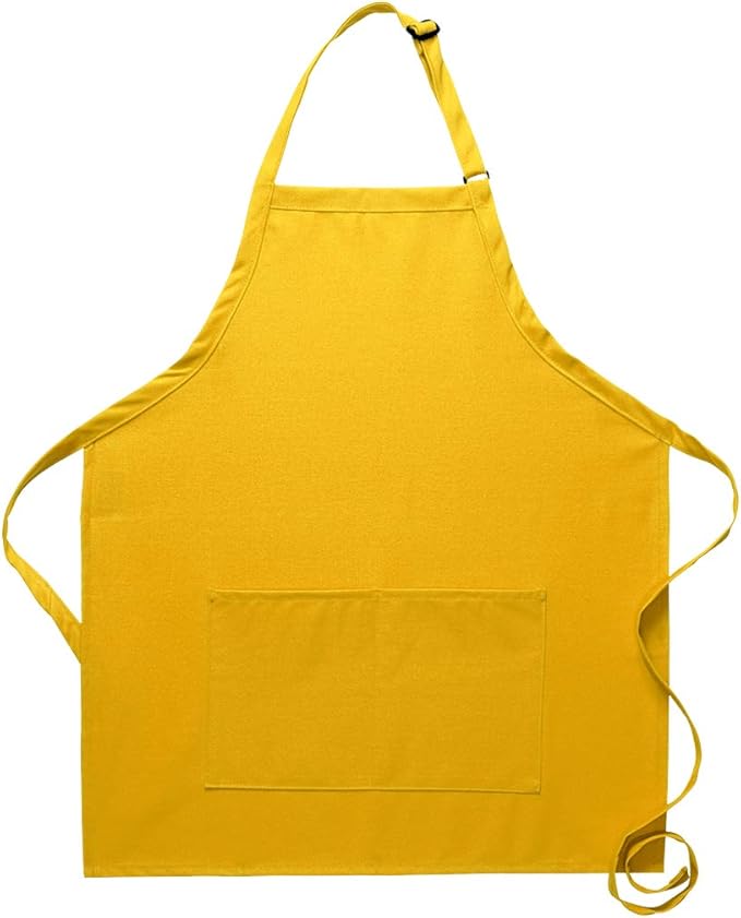 DayStar Apparel Bib Apron with Center Divided Pocket - Style #212