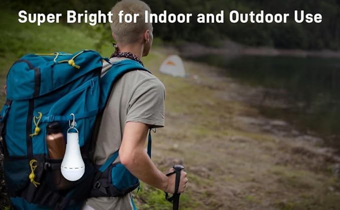 Solar Chicken Coop Light with Timer, 350LM 4 Modes Automatic Timer 2/4/6/8 Hours, USB Rechargeable, Waterproof Camping Tent Hiking Hurricane Outdoor Indoor Emergency LED Light (4)