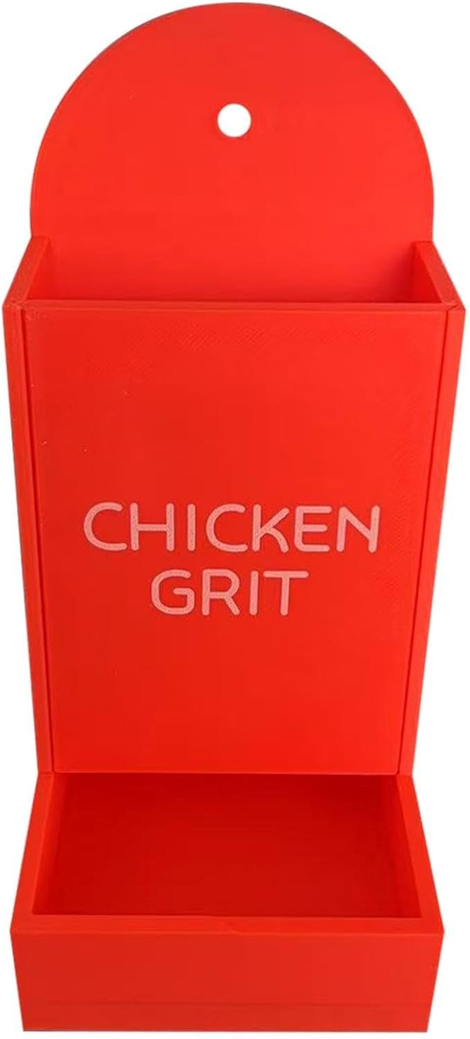 Gravel Feeder - Oyster Shell and Grit Feeder, Versatile Oyster Shell Feeders for Chickens,Hanging Chicken Feeders Trough,Precision Nutrition, Chickens Coop Accessories for Poultry (c)