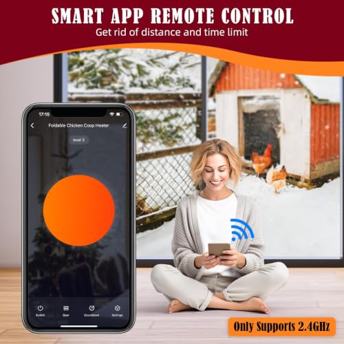 Chicken Coop Heater for Winter with Smart APP Control - 30x12 IN - Image 2