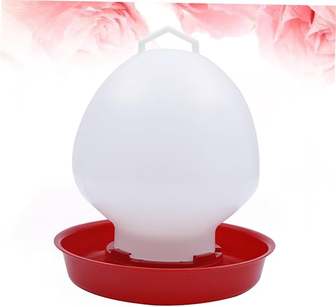 Thickened Plastic Automatic Poultry Water Feeder Dispenser for Chickens Quail Birds Watering System for Home and Commercial Farms Easy to Use Spill Drinker