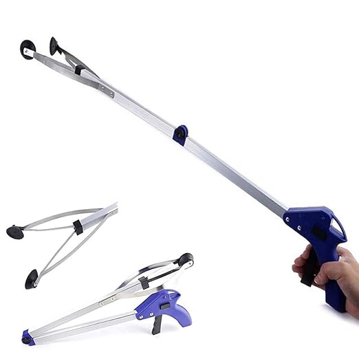 Reacher Grabber, Windspeed Aluminum Suction Cup Grip Grabber Pick Up Tool for Light Bulb Remover, iPad Pick Up, Litter Picker, Trash/Garbage, Garden Nabber, Long Extender