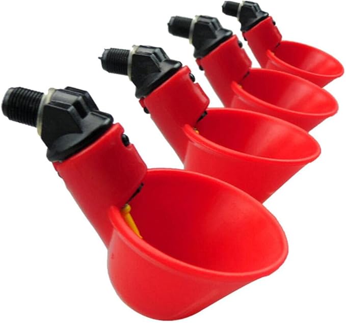 DoubleWood 12Pack Fully Automatic Poultry Drinking Machine Chicken Drinking Watering Cups (12)