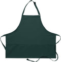 DayStar Apparel Premium Quality 3-Pocket Bib Apron with Adjustable Neck and Extra Long Ties - Style 200
