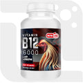 B12 6000 Poultry Vitamin for Chickens & Roosters – Supports Energy, Appetite & Vitality - Nutri-Line 100 Tablets
