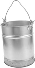 Portable Thick Iron Water Bucket Heavy Duty Handheld Watering Container for Home Garden and Farm Use Easy to to Handle Capacity