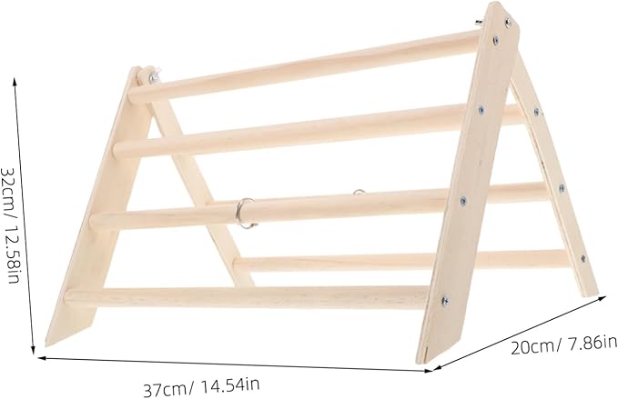 ibasenice Wooden Chicken Perch Stand for Chicks Safe Secure Roosting Bar for Poultry Easy Maintenance Detachable Design Enrichment Toy for Chicken Coop