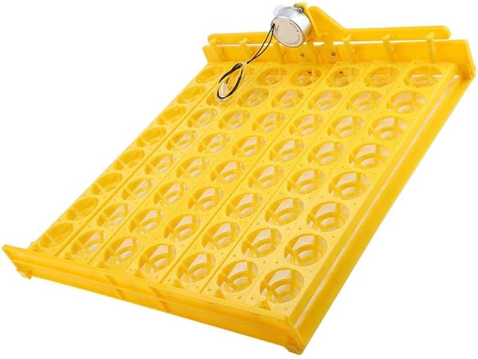 Eggs Incubator, 56 Eggs Mini Plastic Automatic Egg Turning Tray Tool with Motor Universal Practical for Chickens Ducks Birds Hatcher Supplies Eggs Hatcher110V