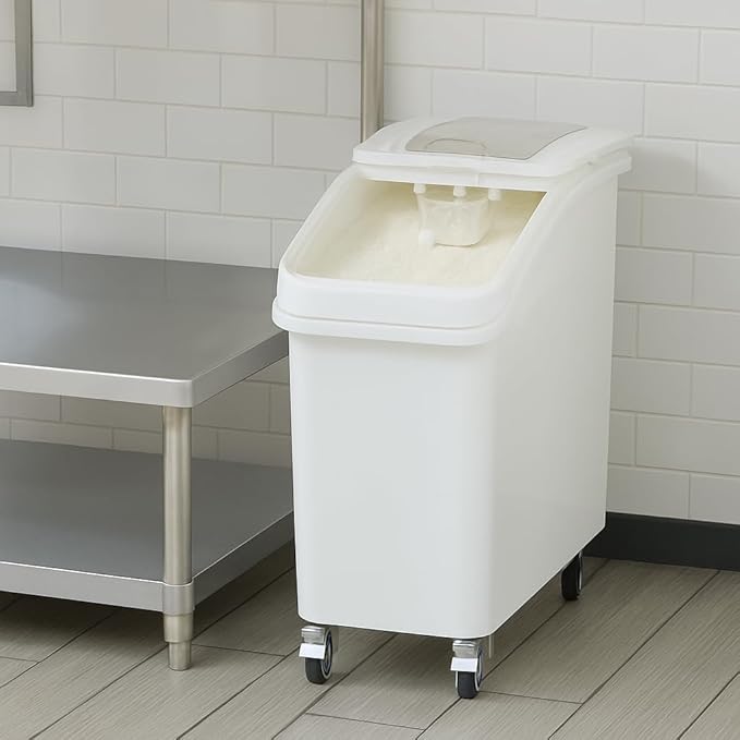 Mobile Ingredient Bin - 21 Gallons - Holds Up To 149 lbs. of Sugar or 101 lbs. of Flour - NSF (29A-002)