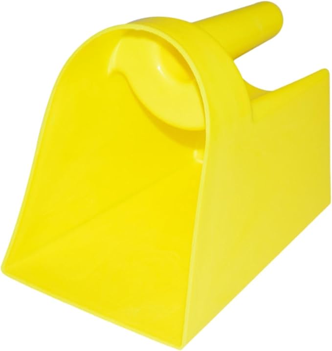 Heavy Duty Grain Scooper, Animal Feed Scooper, Reusable Stackable Feed Scoop for, Horse, Homesteaders