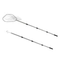 Adjustable Stainless Steel Chicken Catching Net with Telescopic Handle and Hook for Outdoor Poultry Farming, Portable Farm Animal Catcher Set