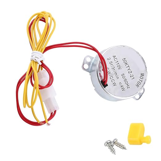 Joyzan Egg Turner Motor, AC Chicken Rotator Incubator Automatic Turntable Hatching Tool Small Guide Accessory Connector CW CCW Dual Working Modes for Incubating Electric Ducks Goose Birds Tray Quail